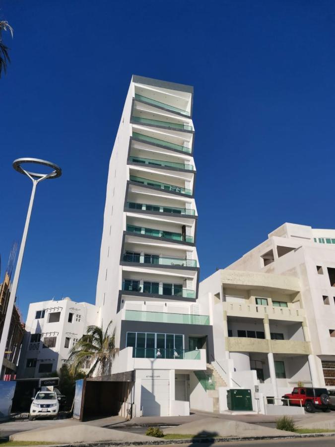 ماساتلان Hermoso Y Moderno Departamento Frente Al Malecon Con Preciosa Vista Al Mar المظهر الخارجي الصورة